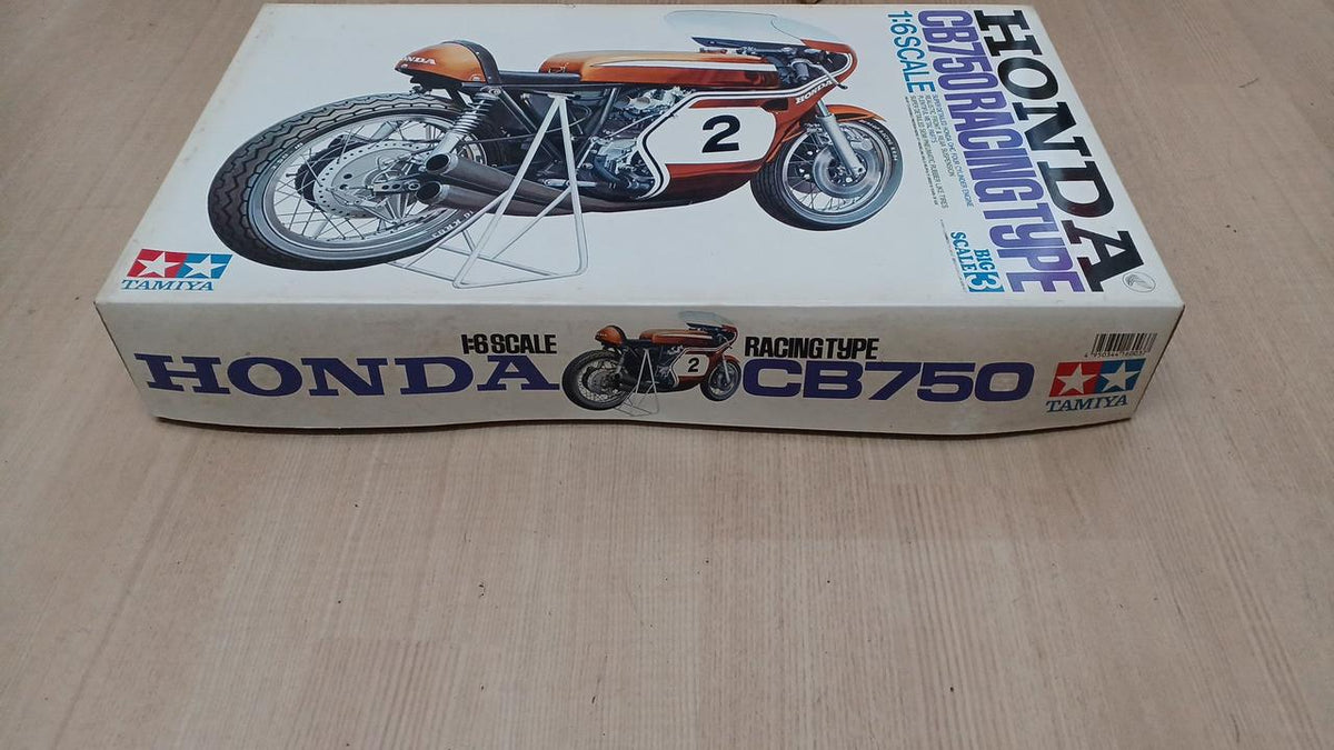 TAMIYA 1/6 Honda CB750 Racing Type Unassembled Box Damaged