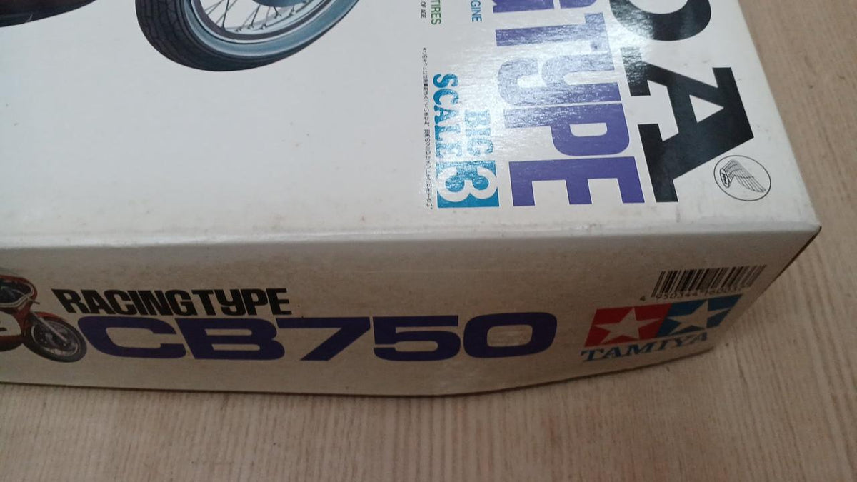 TAMIYA 1/6 Honda CB750 Racing Type Unassembled Box Damaged