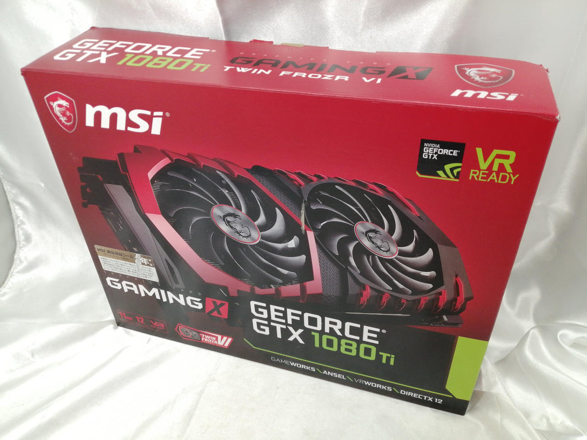MSI Graphics Board: GEFORCE GTX1080 TI GAMINGING X 1