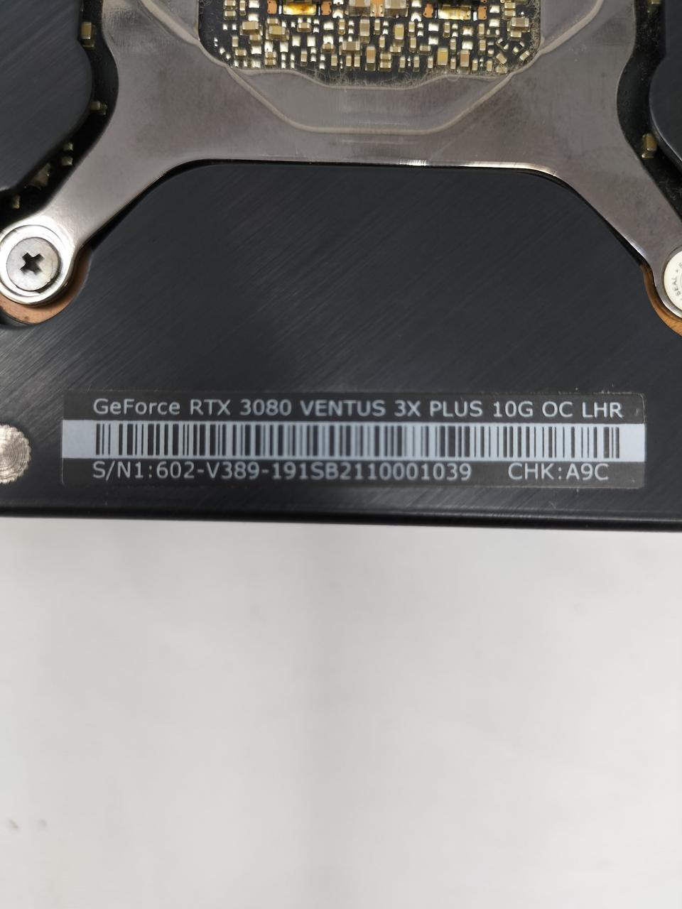 MSI Graphics Card RTX3080 VENTUS PLUS 10G OC