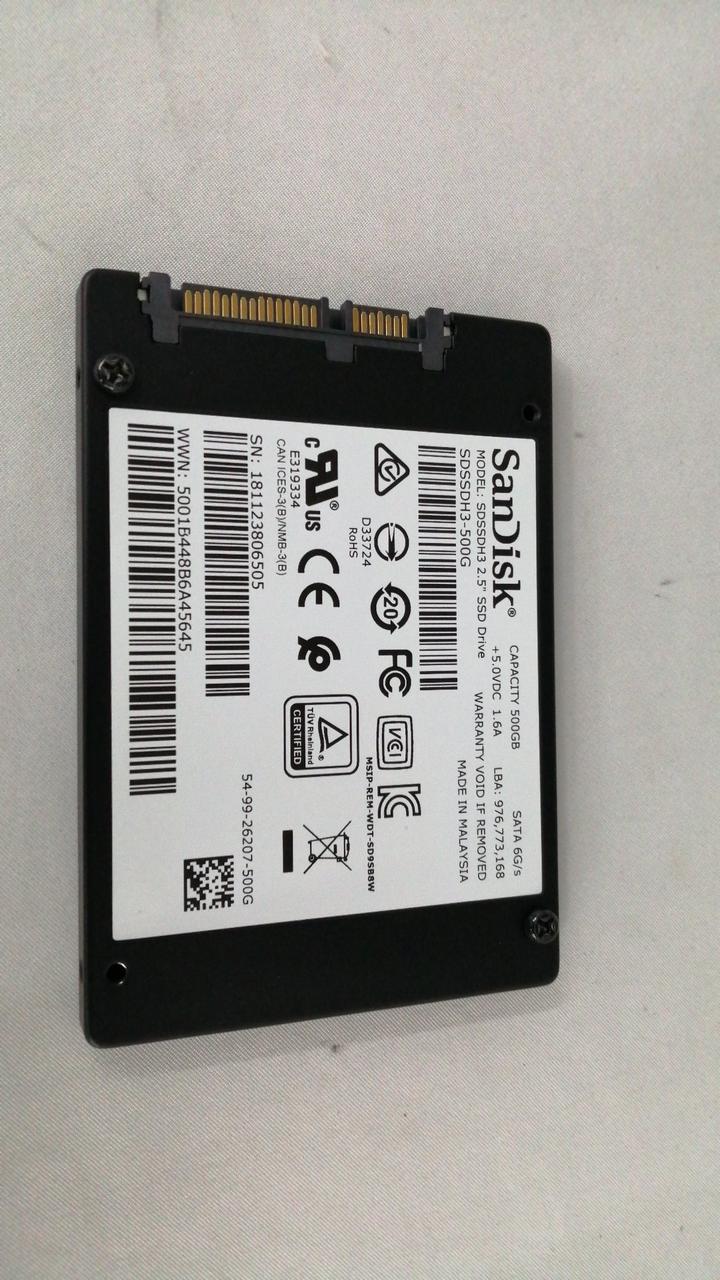 SANDISK 2.5-inch SSD500GB SDSSDH3-500GB