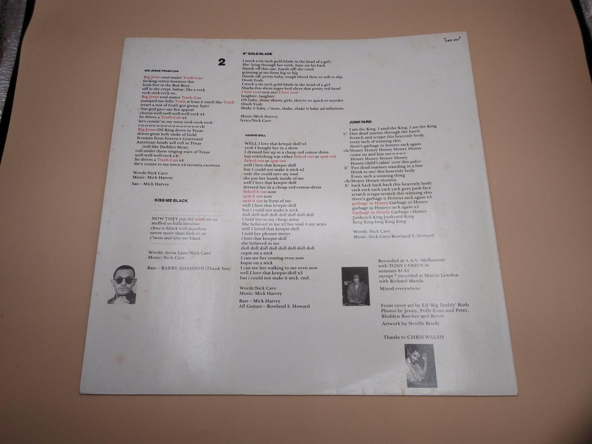 4AD LP Western Music JUNK YARD CAD 207