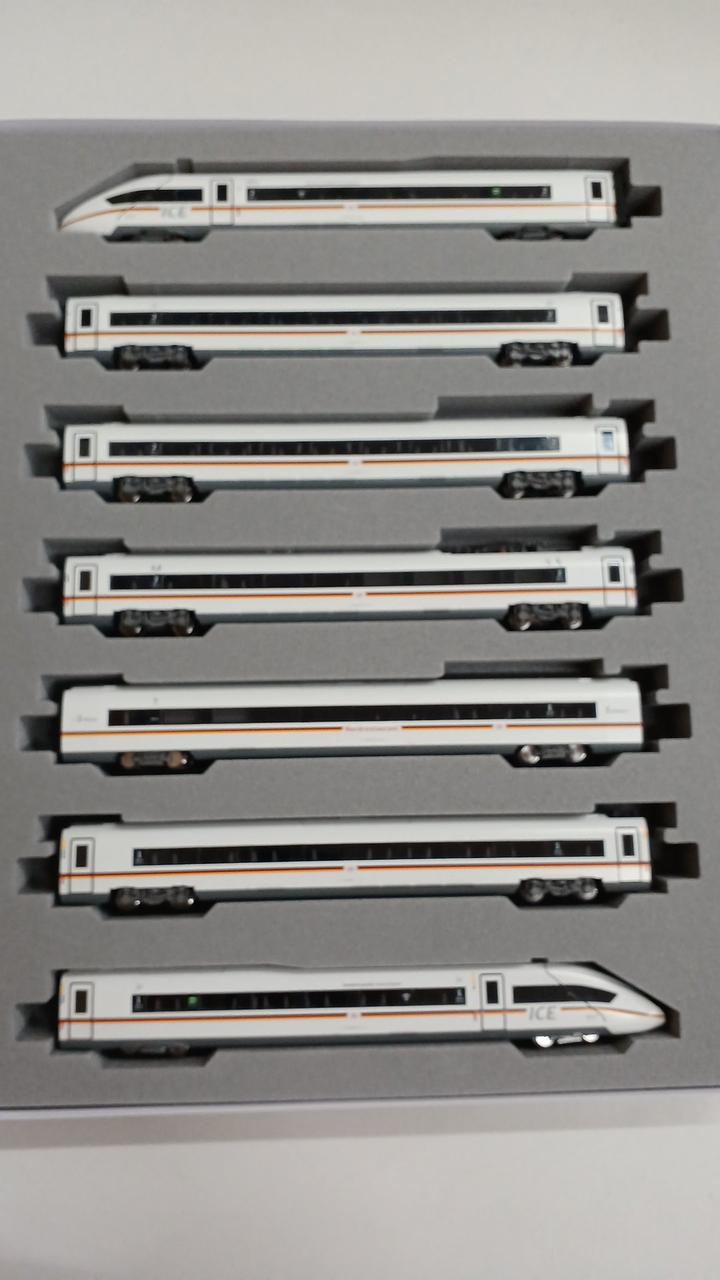 KATO N Cage ICE4 10-2024 Federal Republic of Germany Formation 7-Car Basic Set