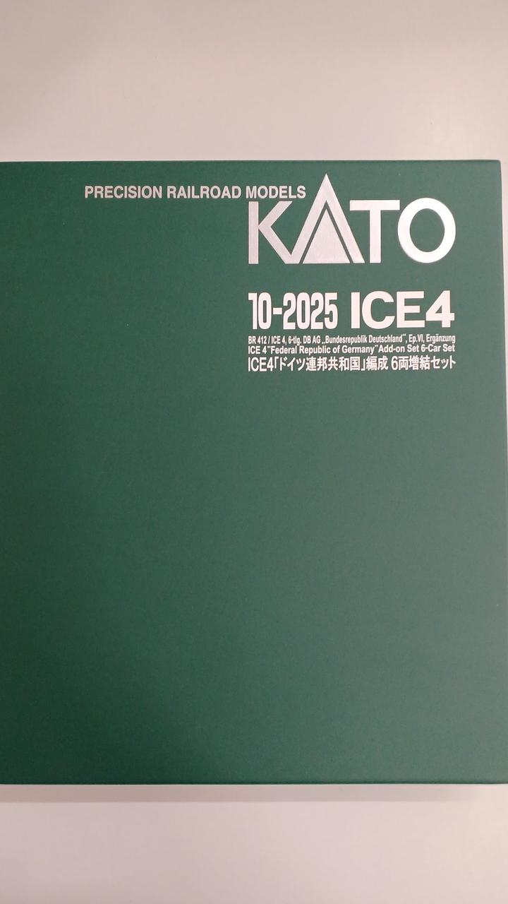KATO N Cage ICE4 10-2025 Federal Republic of Germany Formation 6-Car Add-on Set