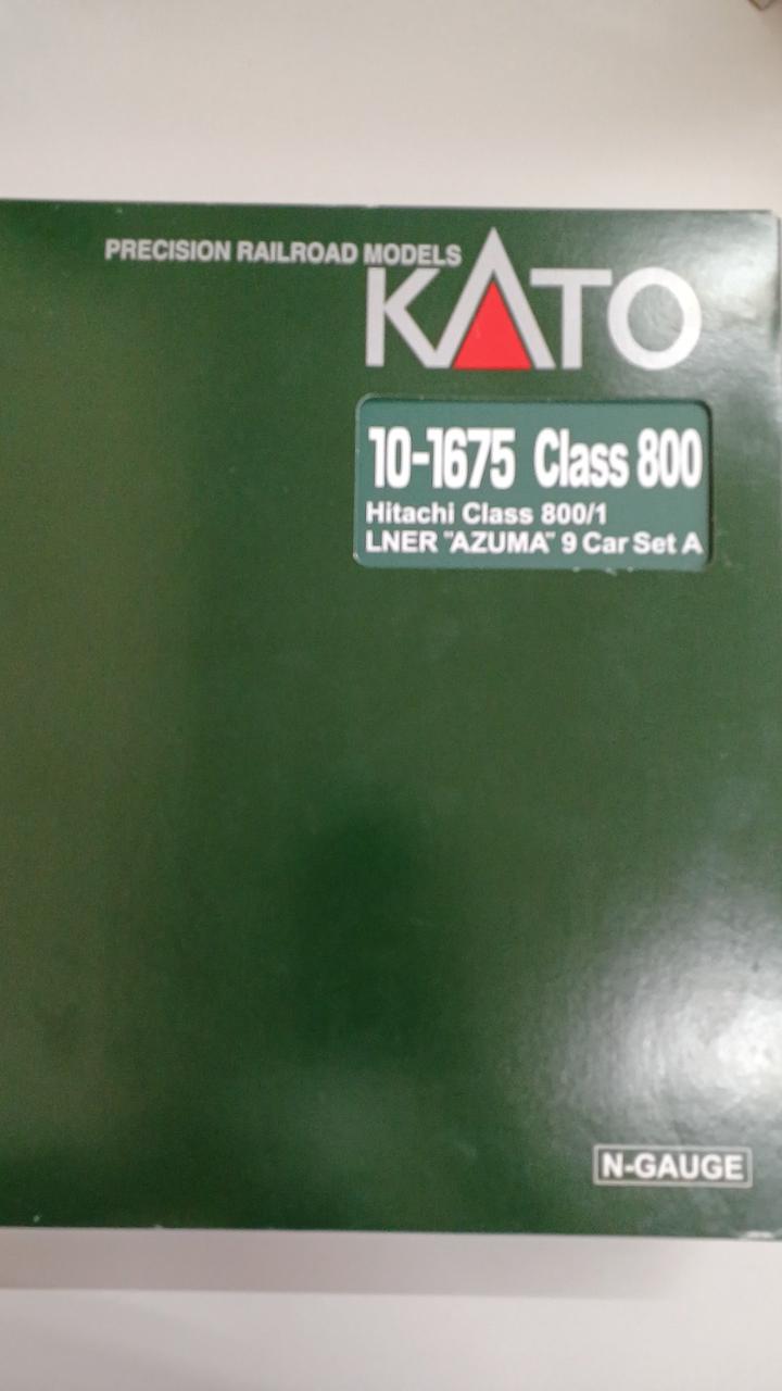 KATO N Cage British Rail CLASS800 10-1675 LNER AZUMA 9-Car Set