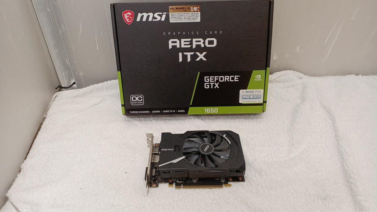 MSI Graphics Board GTX1650 AERO ITX 4G OC