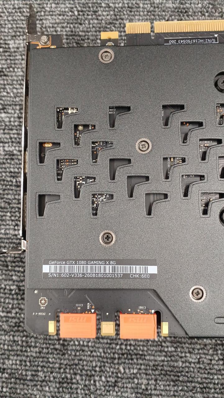 MSI Graphics Board: GEFORCE GTX1080 GAMING X 8G