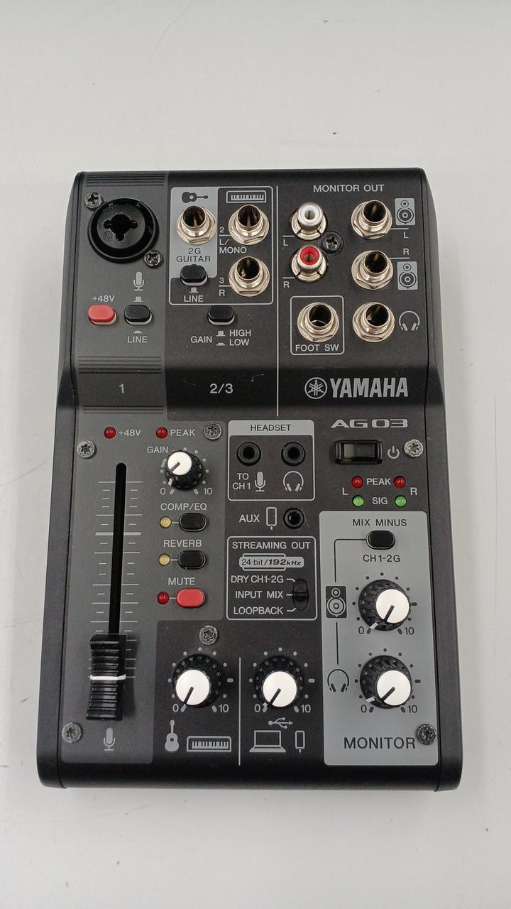 YAMAHA Audio interface AG03MK2
