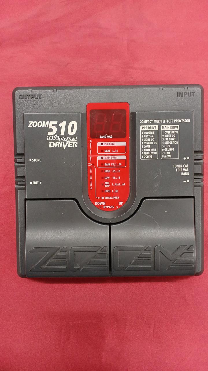 ZOOM Effects pedal: 510 DUAL POWER DRIVER