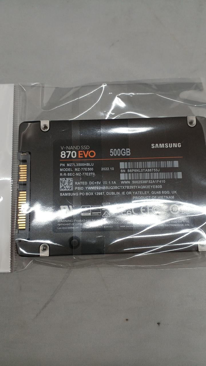 SAMSUNG 2.5-inch SSD 500GB MZ-77E500