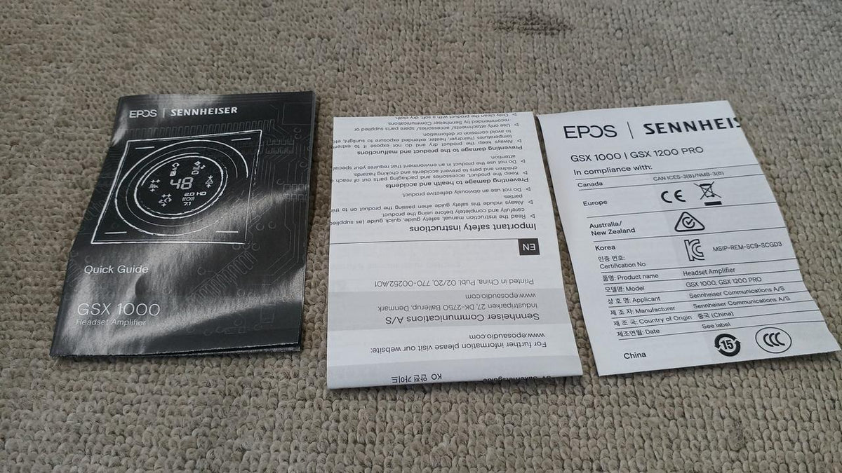 SENNHEISER Audio Amplifier GSX 1000