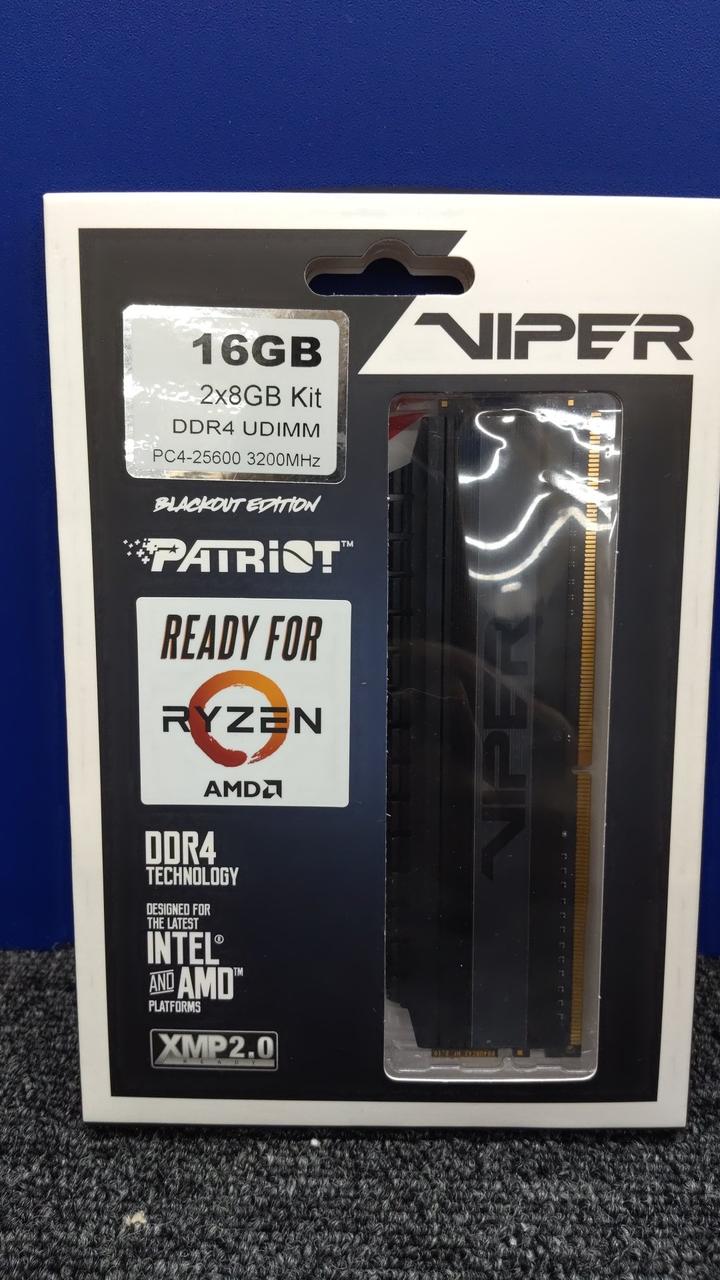 VIPER DDR4 Memory 8GB x2 3200MHZ
