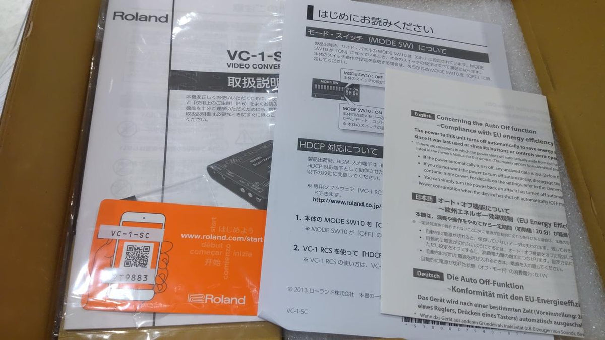 ROLAND Video Converter VC-1-SC