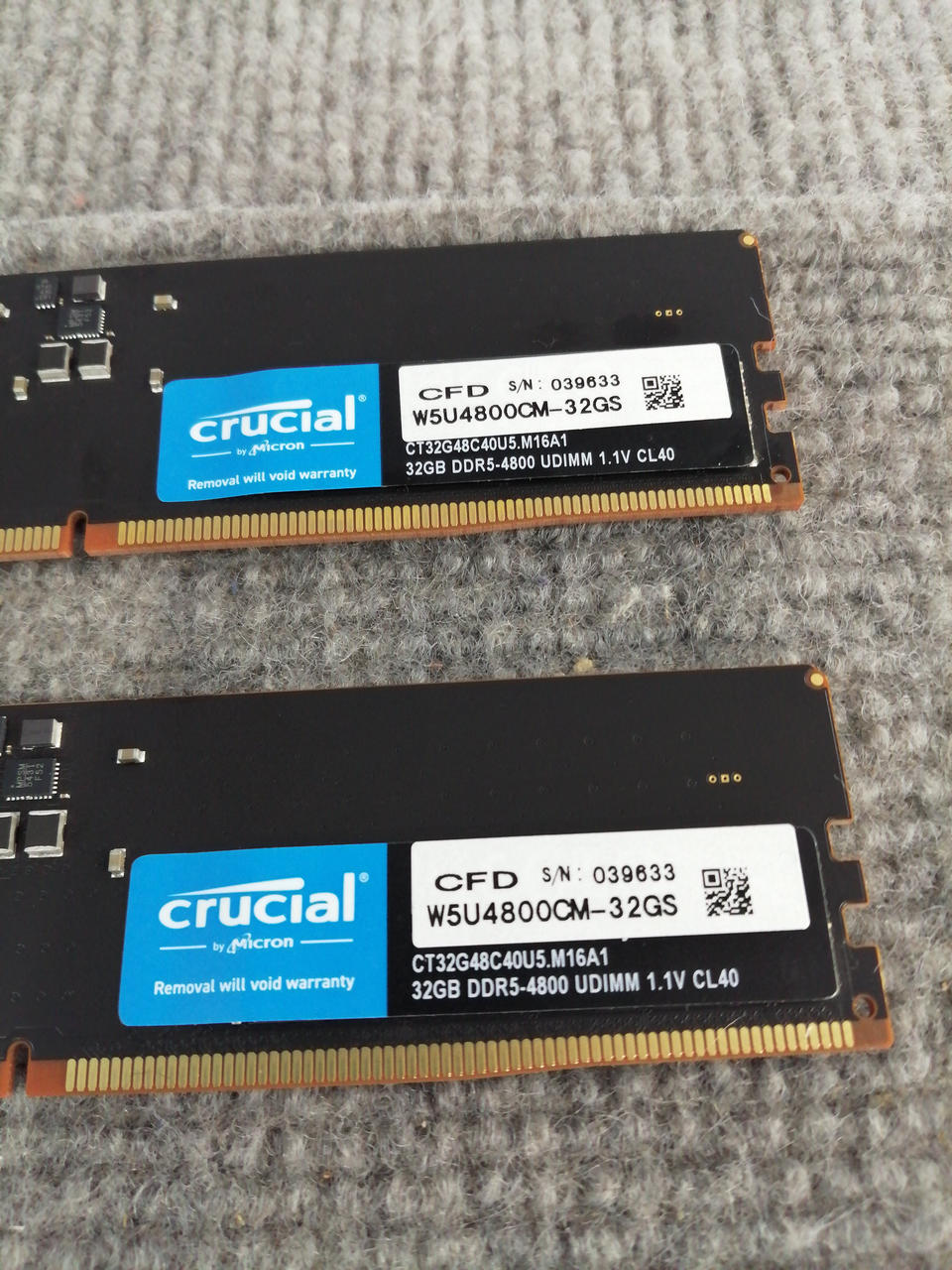 Crucial PC Memory W5U4800CM-32GS