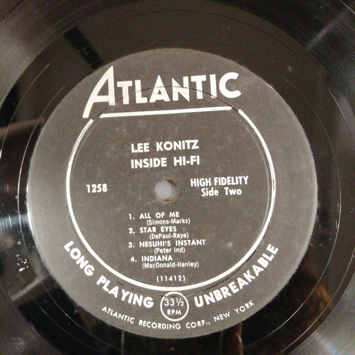 ATLANTIC LEE KONITZ ? INSIDE HI-FI SD1258