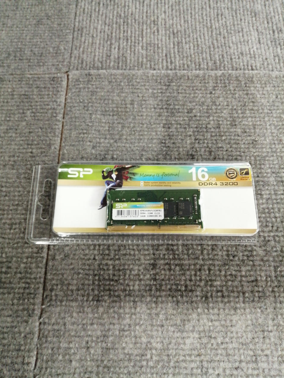 SILICON POWER PC Memory SP016GBSFU320F02