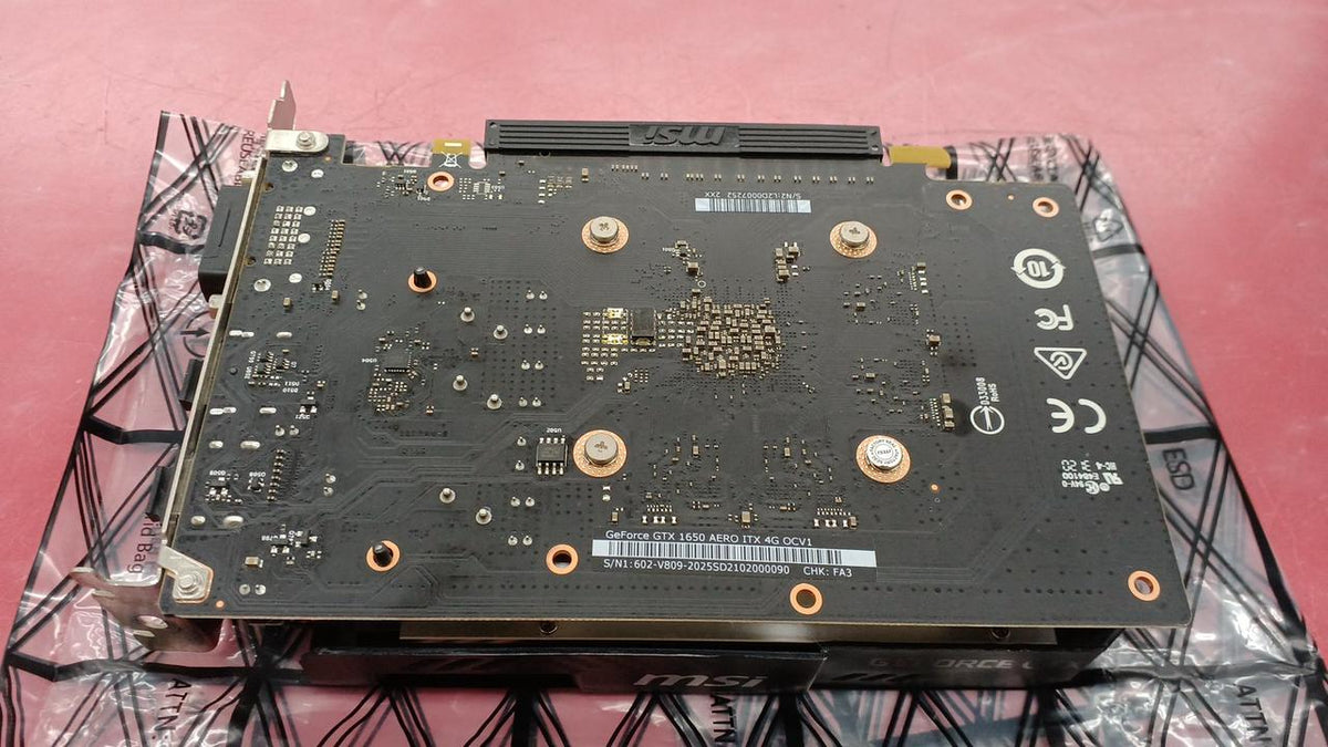 MSI Graphics Card GTX1650 AERO ITX 4G OCV1