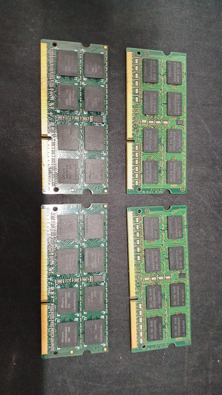 - DDR3 Laptop Memory 8GB Set of 4 DDR3-1600