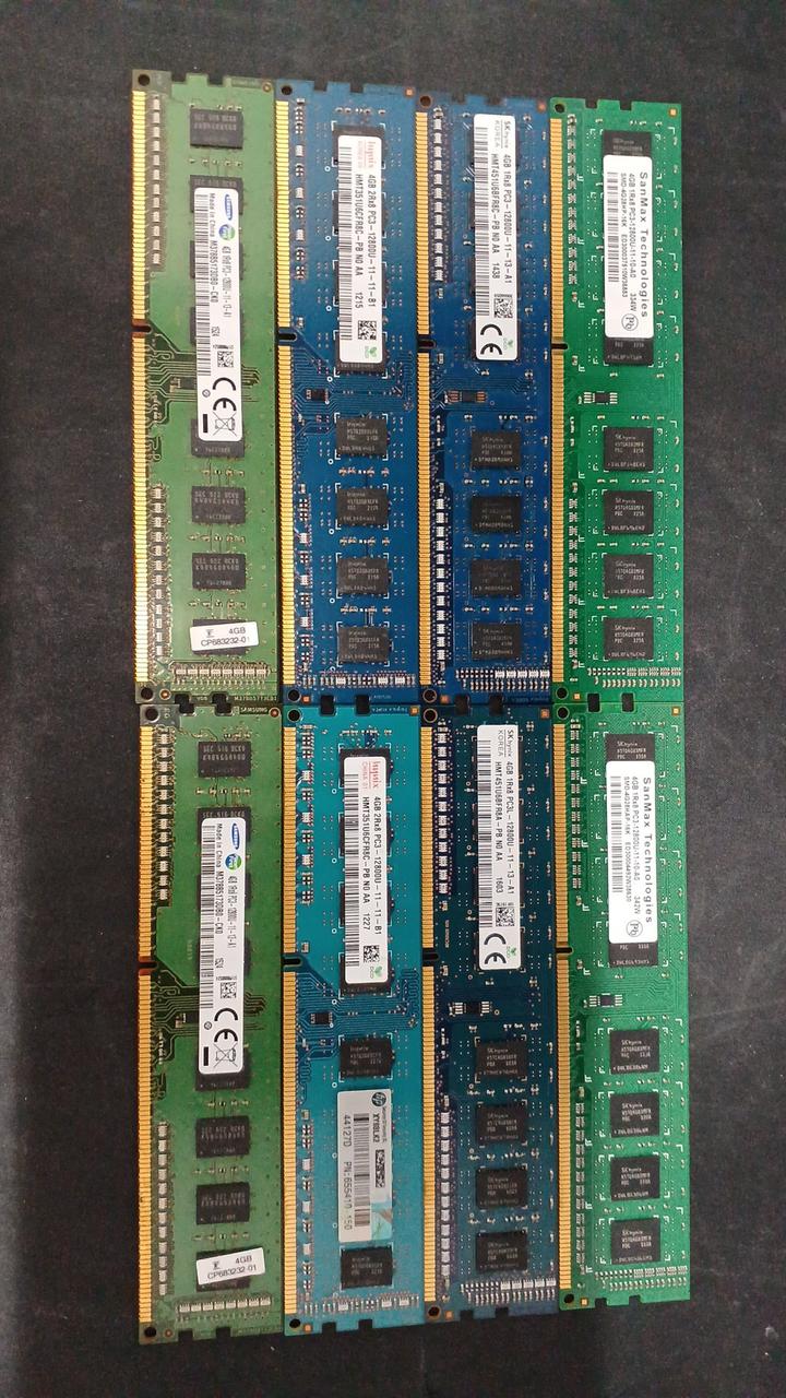 - DDR3 Memory 12800U 4GB 8-Module DDR3-12800U