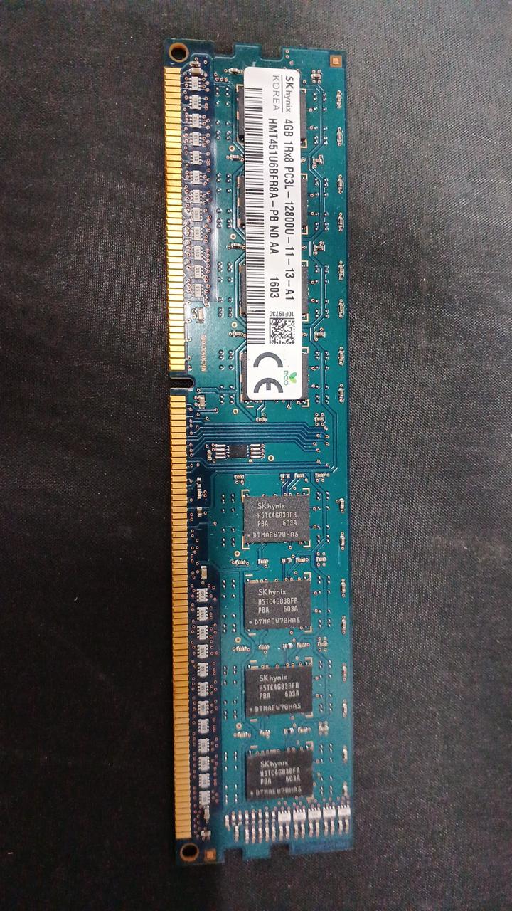 - DDR3 Memory 12800U 4GB 8-Module DDR3-12800U