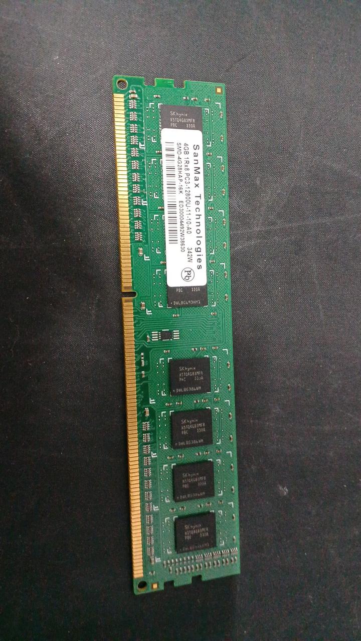 - DDR3 Memory 12800U 4GB 8-Module DDR3-12800U