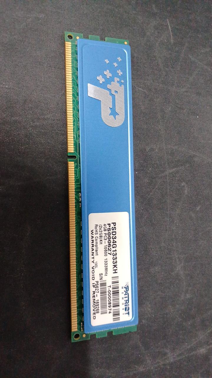 PATRIOT DDR3 Memory 16GB (4GB 4 modules) PSD38G1333KH