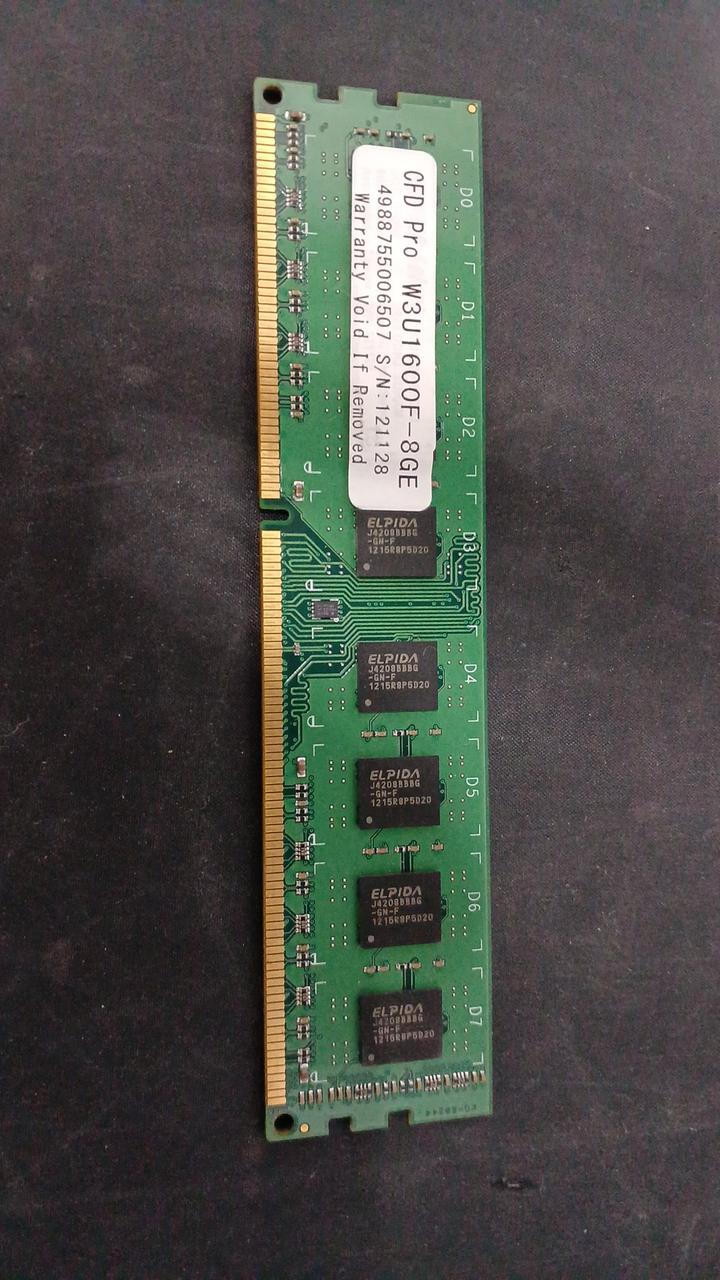 - DDR3 Memory 1600 (8GB 8 Modules) DDR3-1600