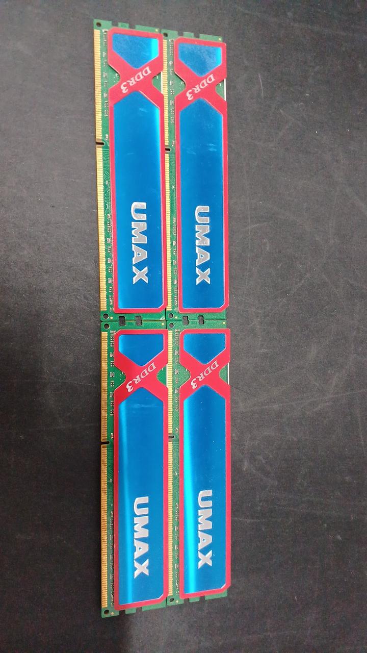 UMAX DDR3 Memory 16GB (4GB 4 modules) DCDDR3-8GB-1600OC