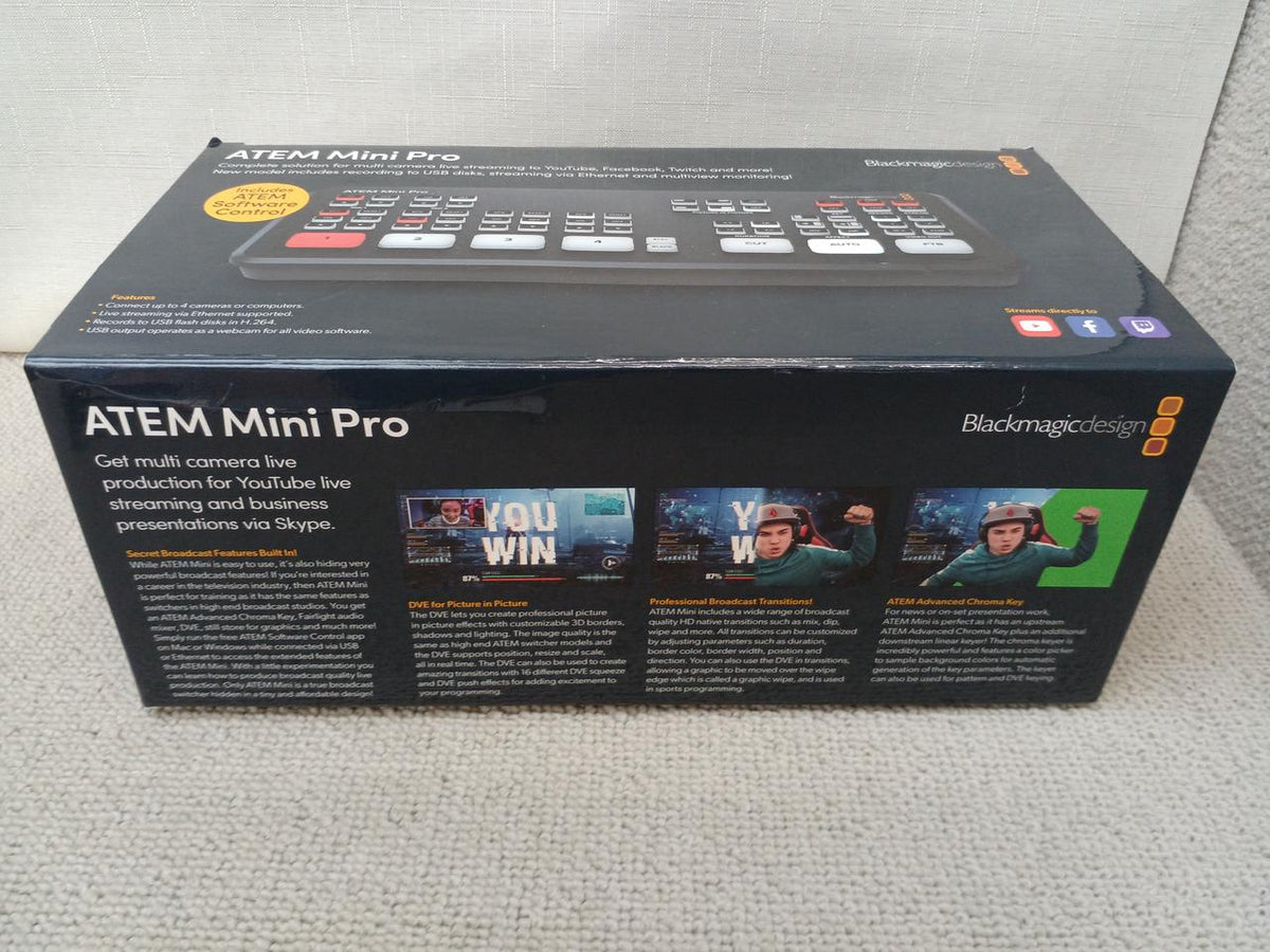 BLACKMAGICDESIGN Streaming Switcher ATEM MINI PRO
