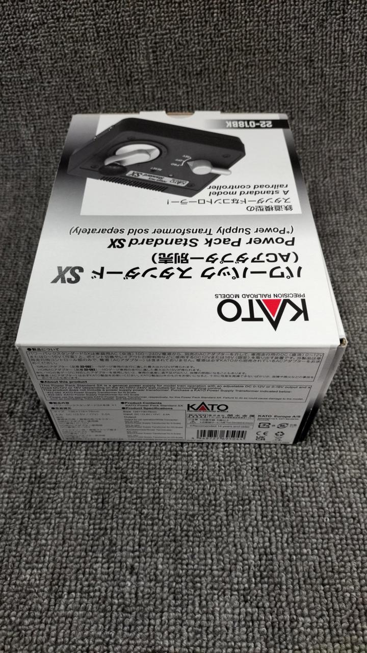 KATO Power Pack Standard SX (AC adapter sold separately) 22-018BK