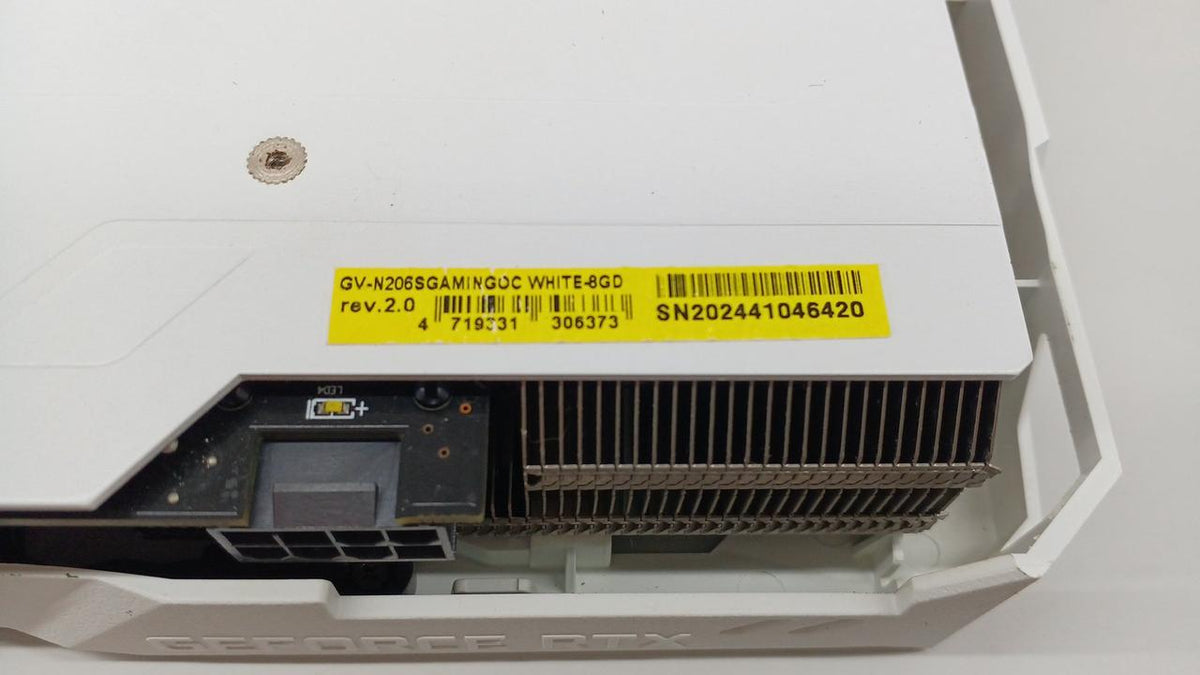 GIGABYTE Graphics Card GV-N206SGAMINGOC WHITE-8GD