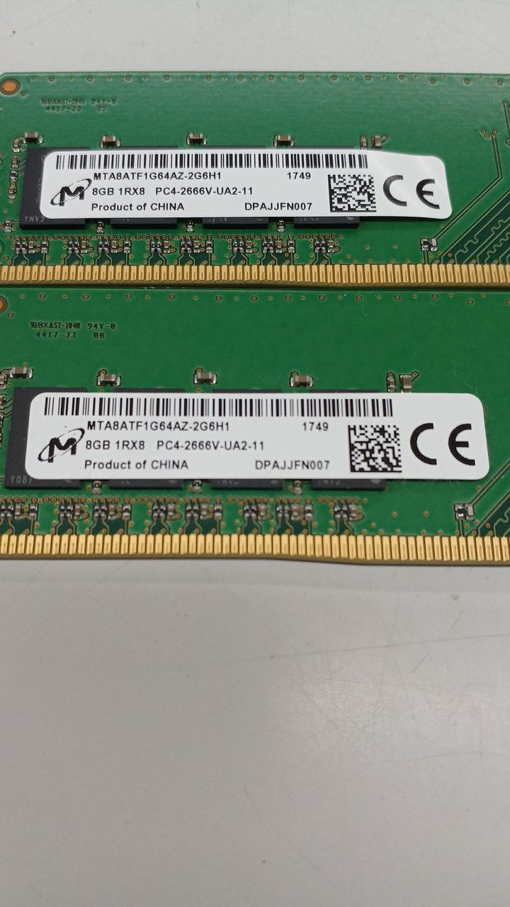 MICRON PC Memory: DDR4 16GB (8GB x 2)