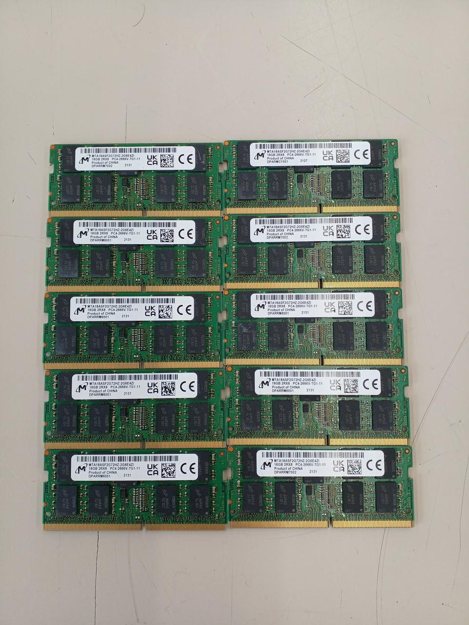 MICRON Memory Set for Laptops MTA18AFS2G72HZ-2G6E4ZI