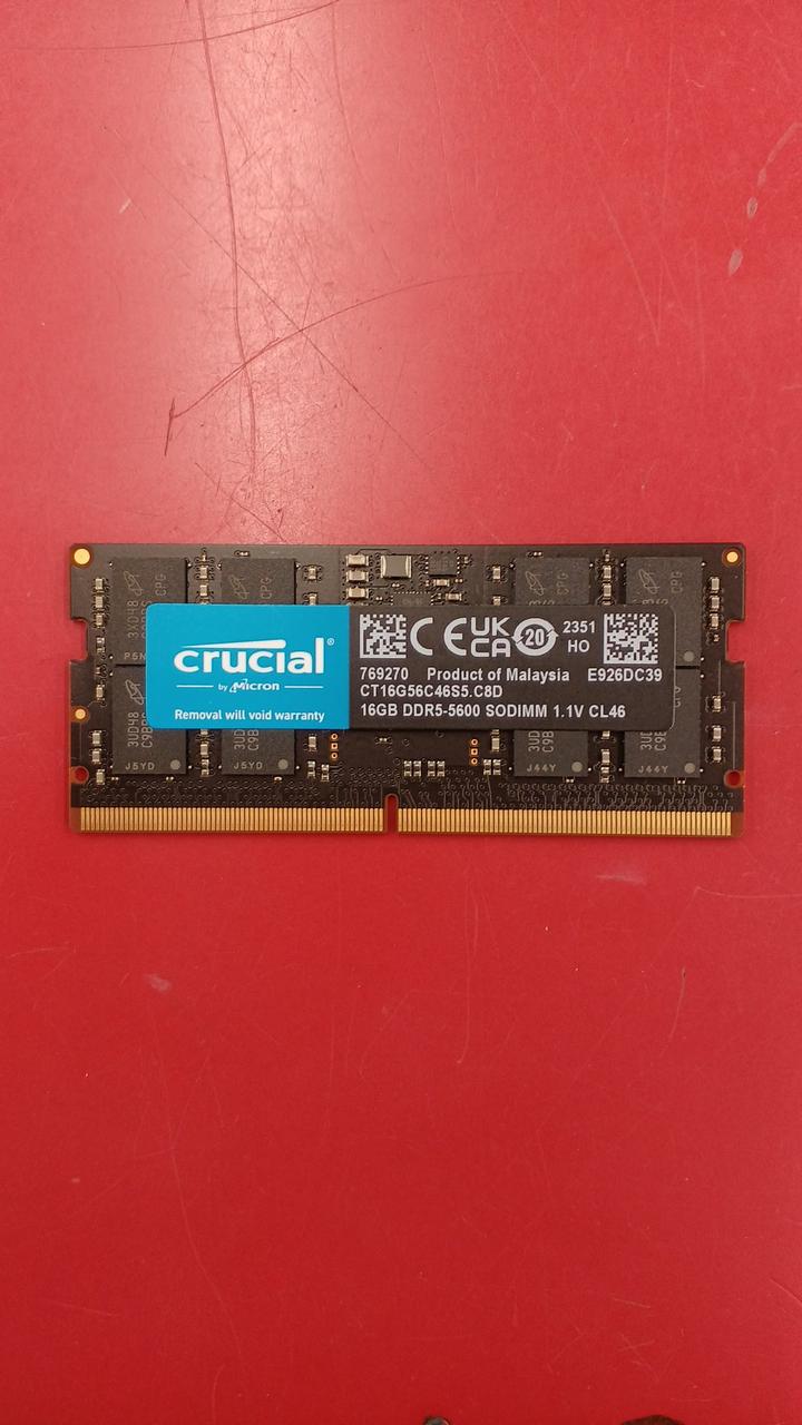 CRUCIAL PC Memory DDR5 CT16G56C46S5