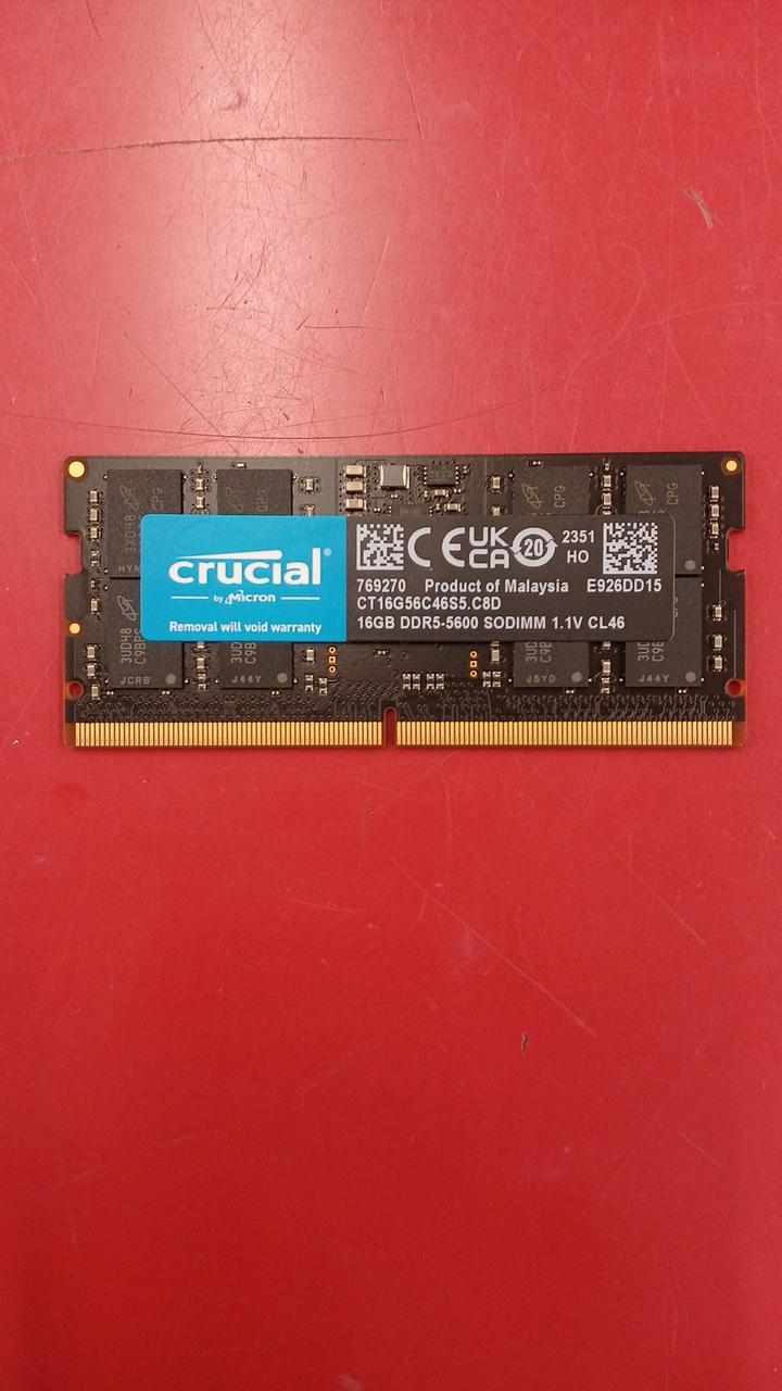 CRUCIAL PC Memory DDR5 CT16G56C46S5