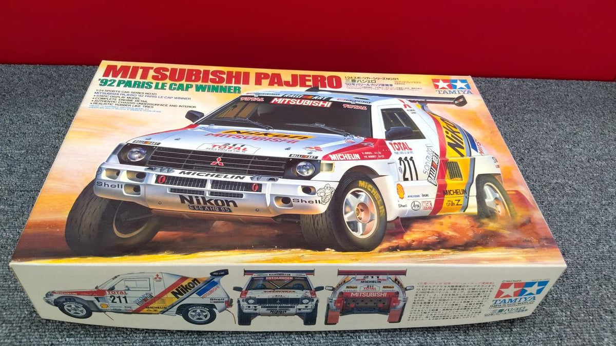 TAMIYA Sports Car Series Mitsubishi Pajero 1992 Paris Cup Winner - Banzai Thrifting | BanzaiHobby