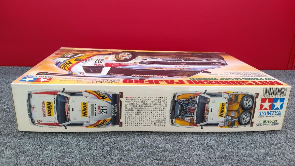 TAMIYA Sports Car Series Mitsubishi Pajero 1992 Paris Cup Winner - Banzai Thrifting | BanzaiHobby