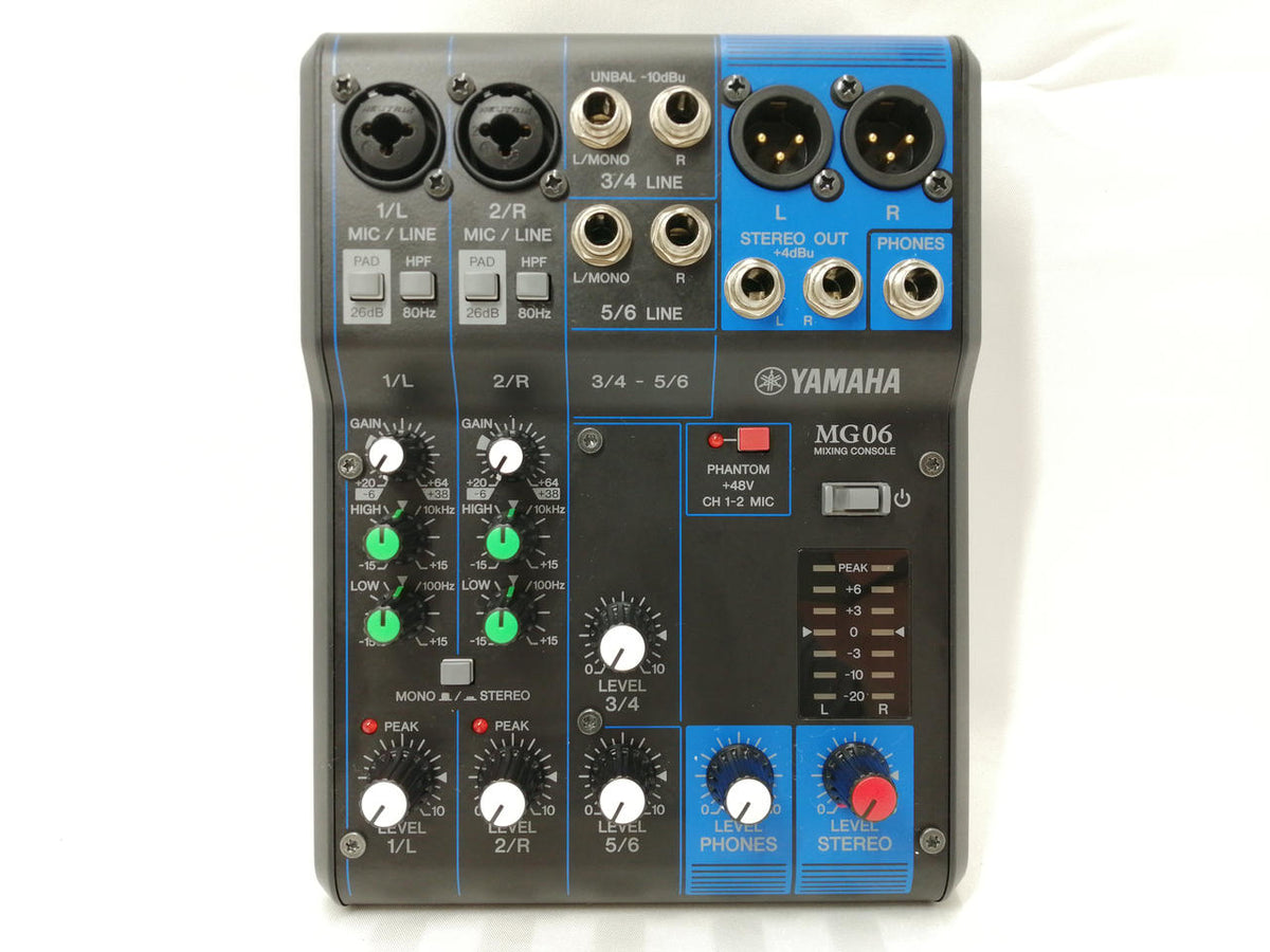 YAMAHA Analog Mixer MG06