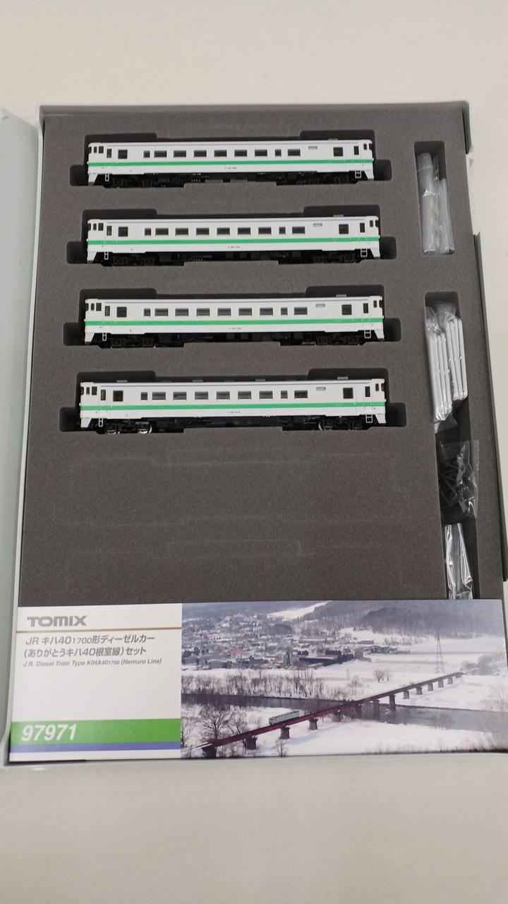 TOMIX JR KiHa 40-1700 Series Diesel Car (Thank You) KiHa 40 N Gauge 97971 4-Car Set