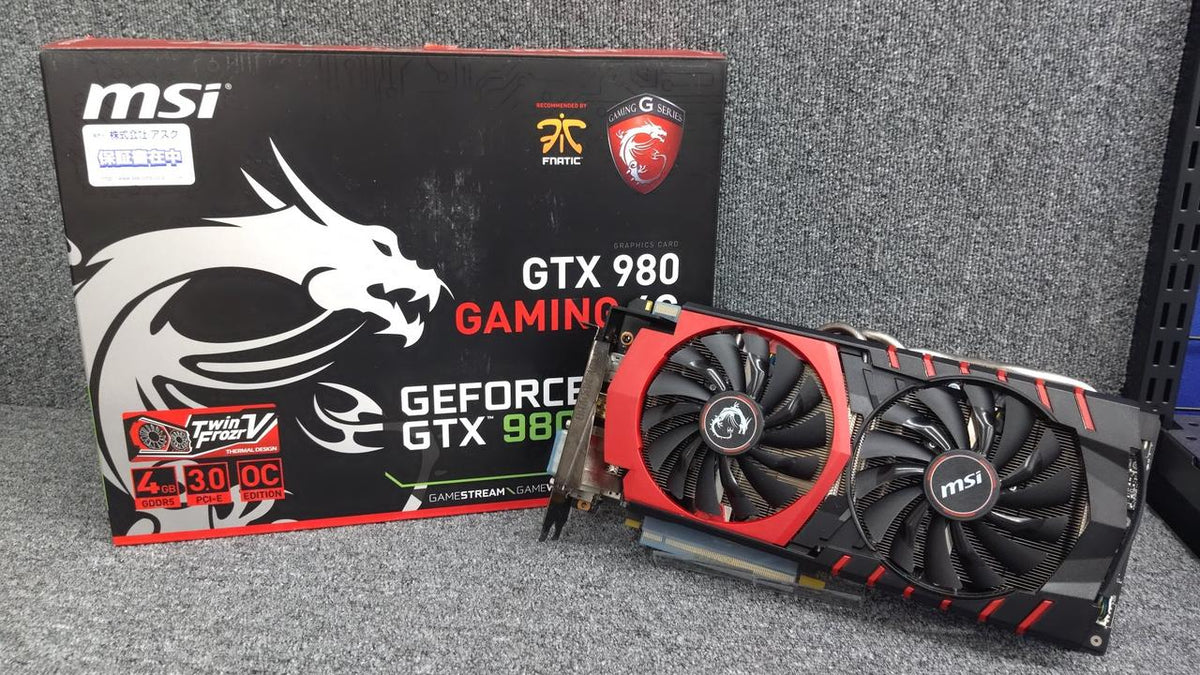 MSI Graphics Card: GTX980 GAMING 4G