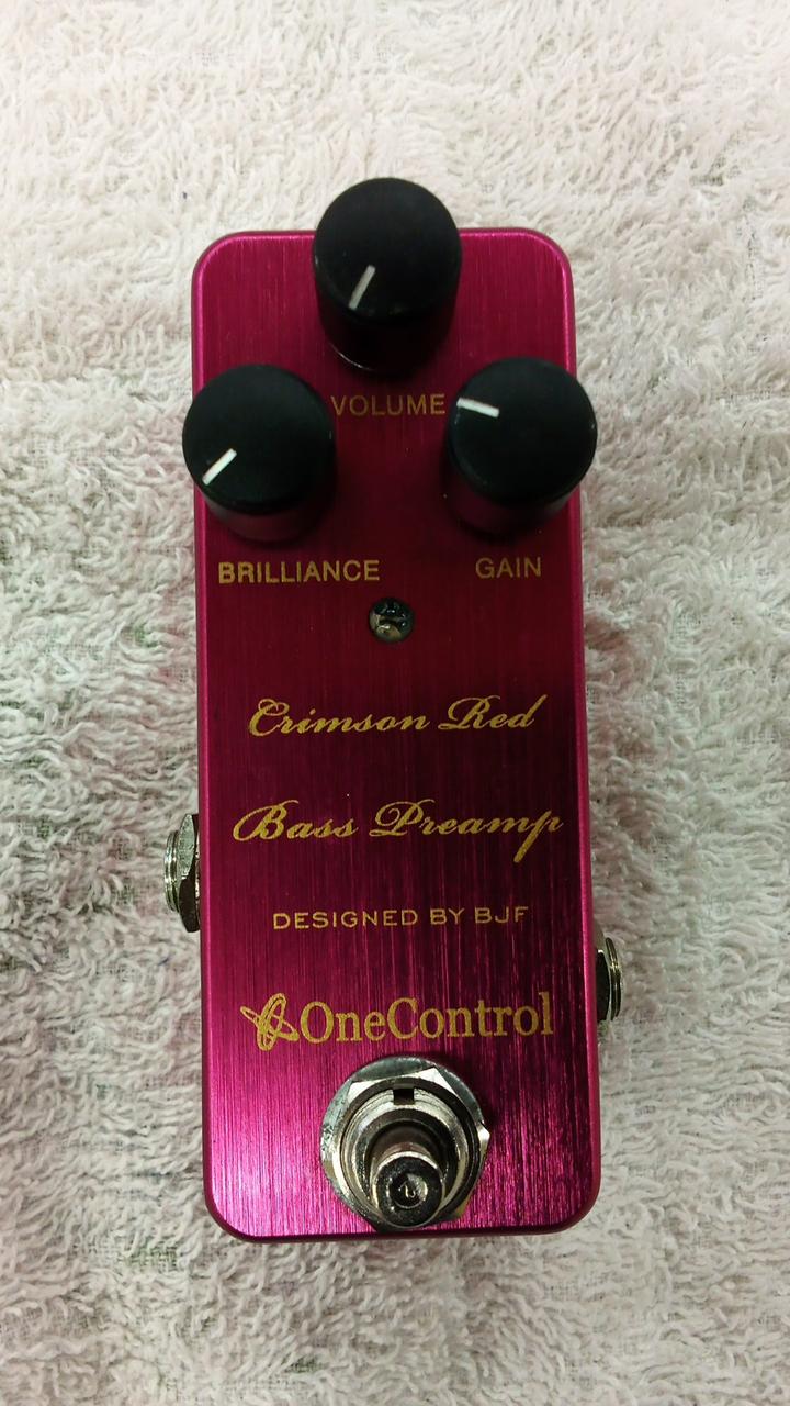 ONE CONTROL Bass Preamp CRIMSON RED BASS PREAMP