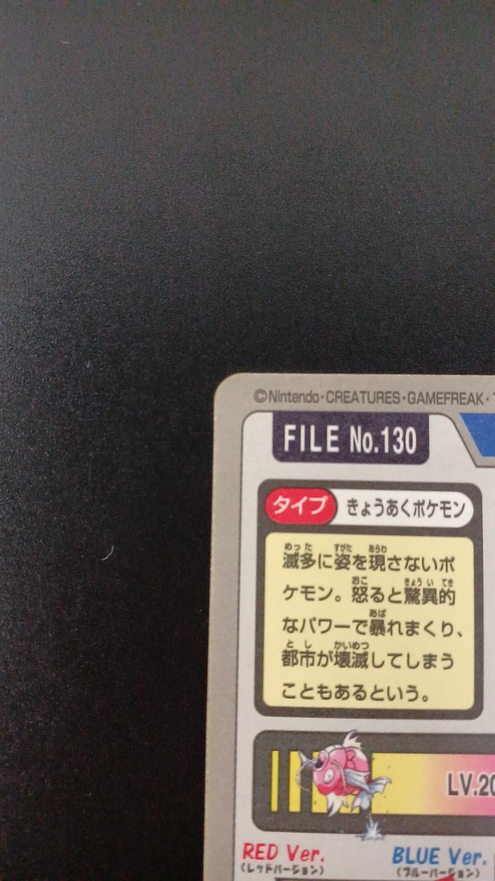 Banpresto Pokémon Card Duscoi King Gyarados Set FILENO.129-130