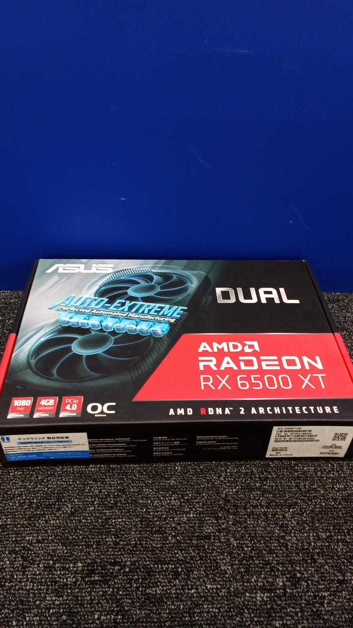ASUS Graphics Card: DUAL RX6500XT O4G