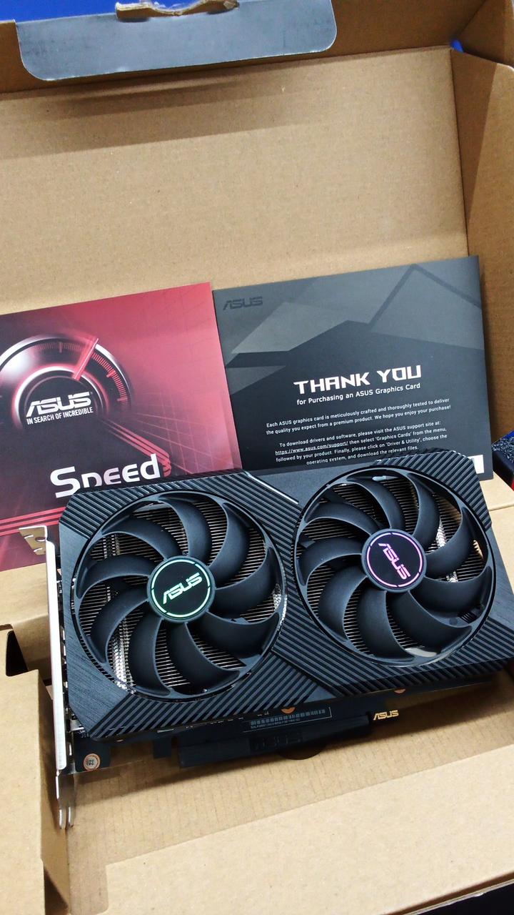 ASUS Graphics Card: DUAL RX6500XT O4G