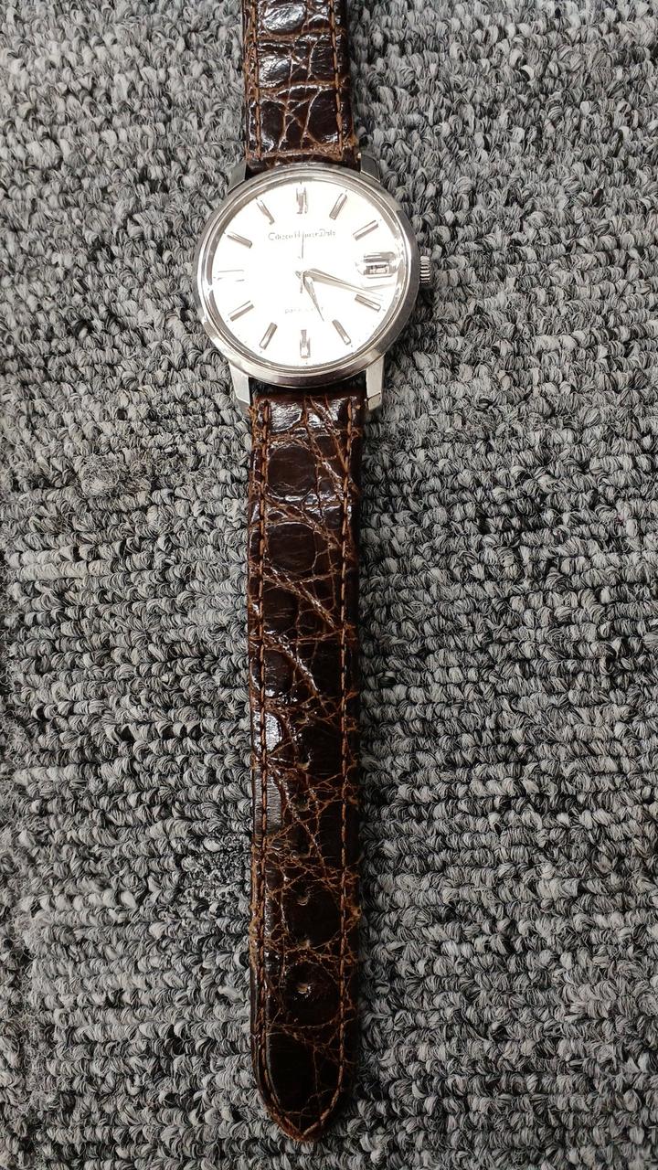 CITIZEN HORMER DATE Manual Wind Wristwatch 52801-TA