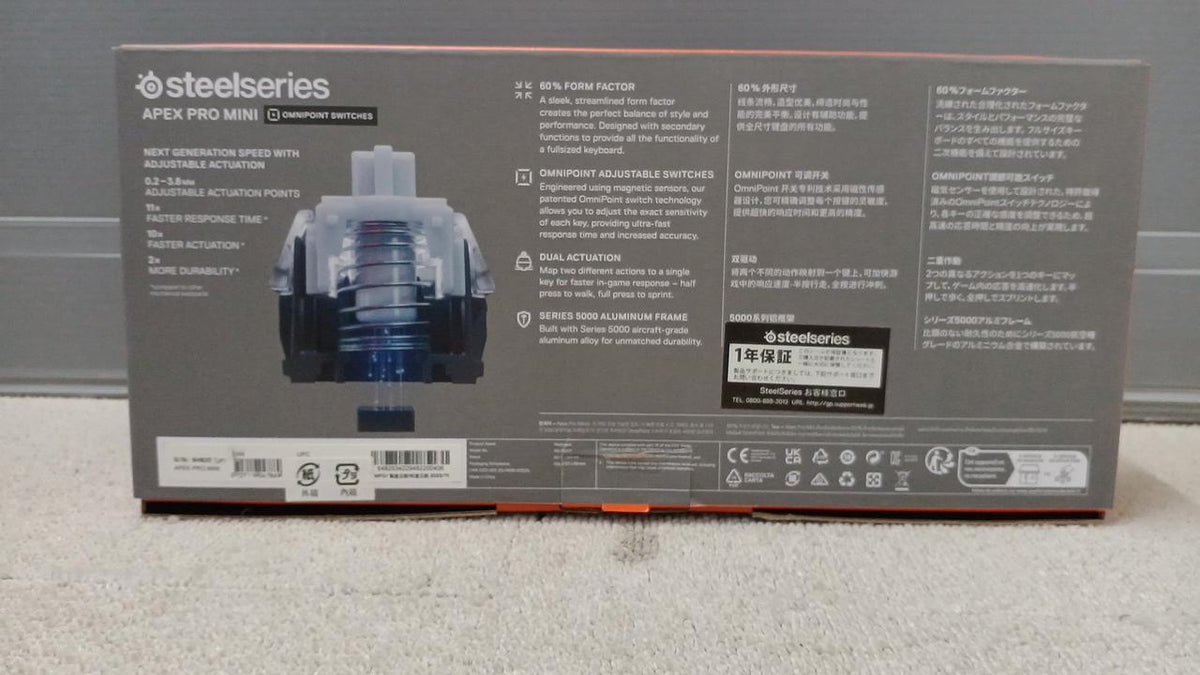 STEELSERIES Gaming Keyboard APEX PRO MINI