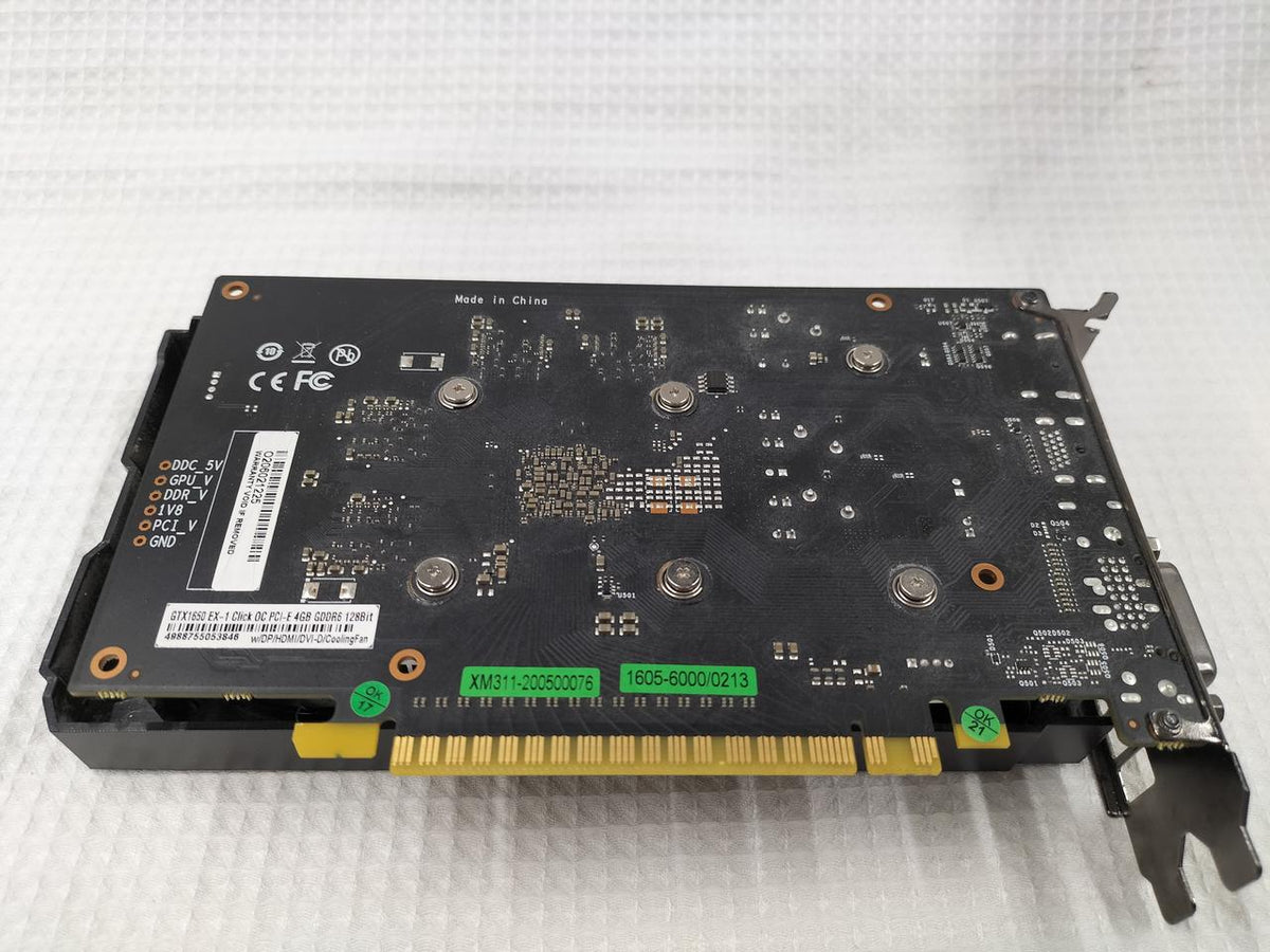 No Brand NVIDIA PCI-EXPRESS GTX1650 EX-1 Click OC PCI-E 4G