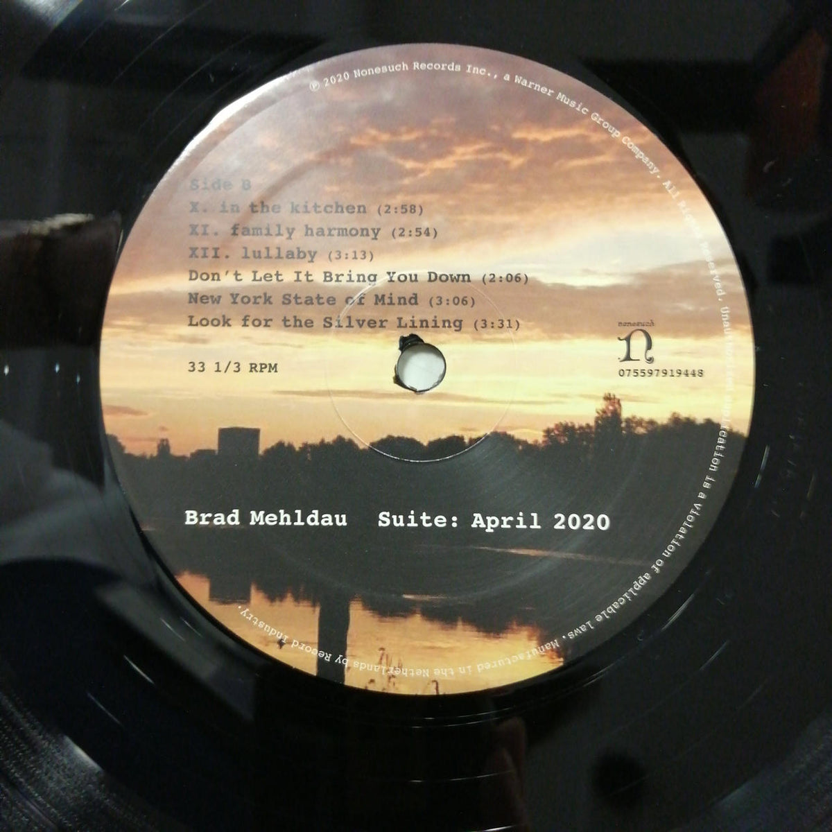 NONESUCH BRAD MEHLDAU/SUITE: APRIL 2020 075597919448
