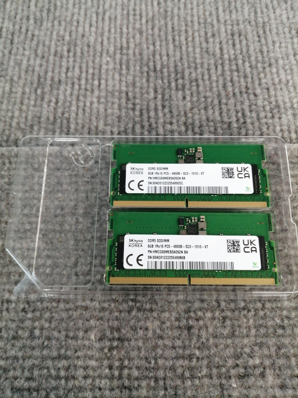 SK Memory for Notebook PCs HMCG66MEBSA092N