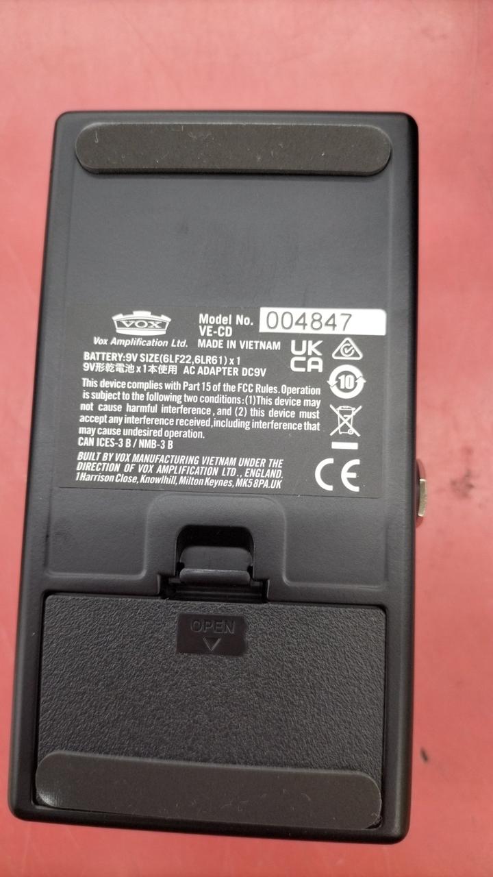 VOX Effects pedal: COPPERHEAD DRIVE VE-CD